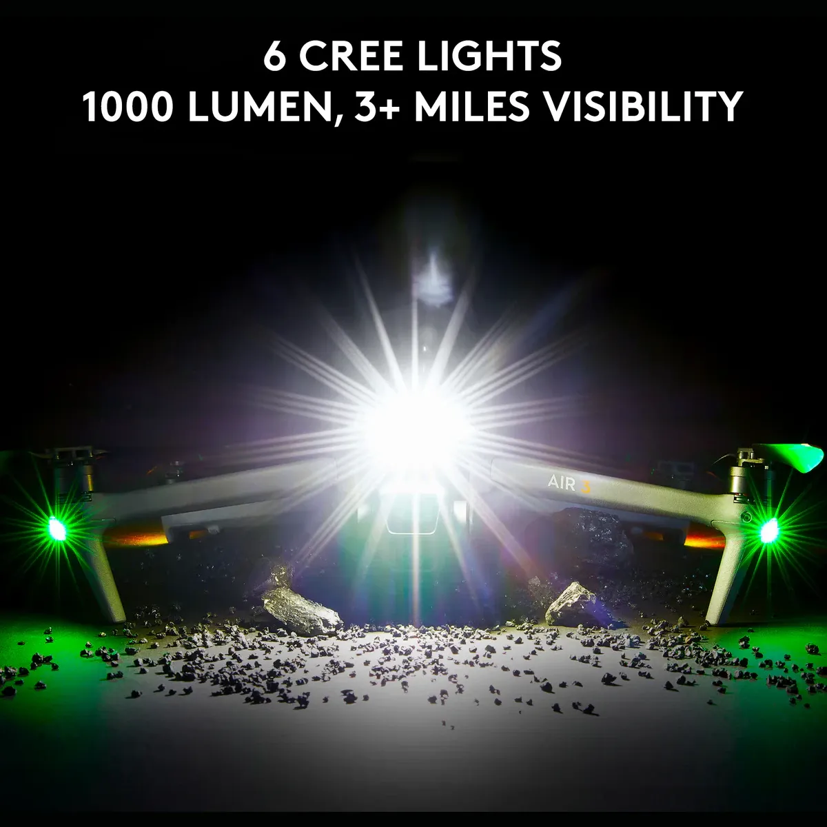 ViFly Strobe Platinum - 6 Cree LED Lights 1000 Lumen FAA Compliant