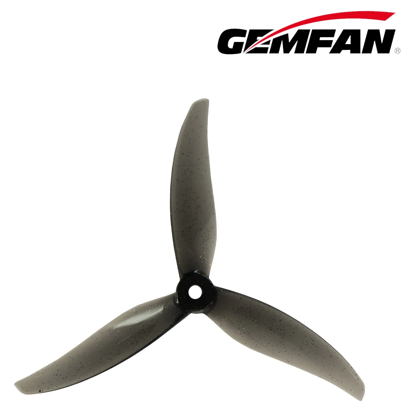 Gemfan Proxy 5127.5 3-Blade Propeller (Set of 4) — Color: Midnight Black