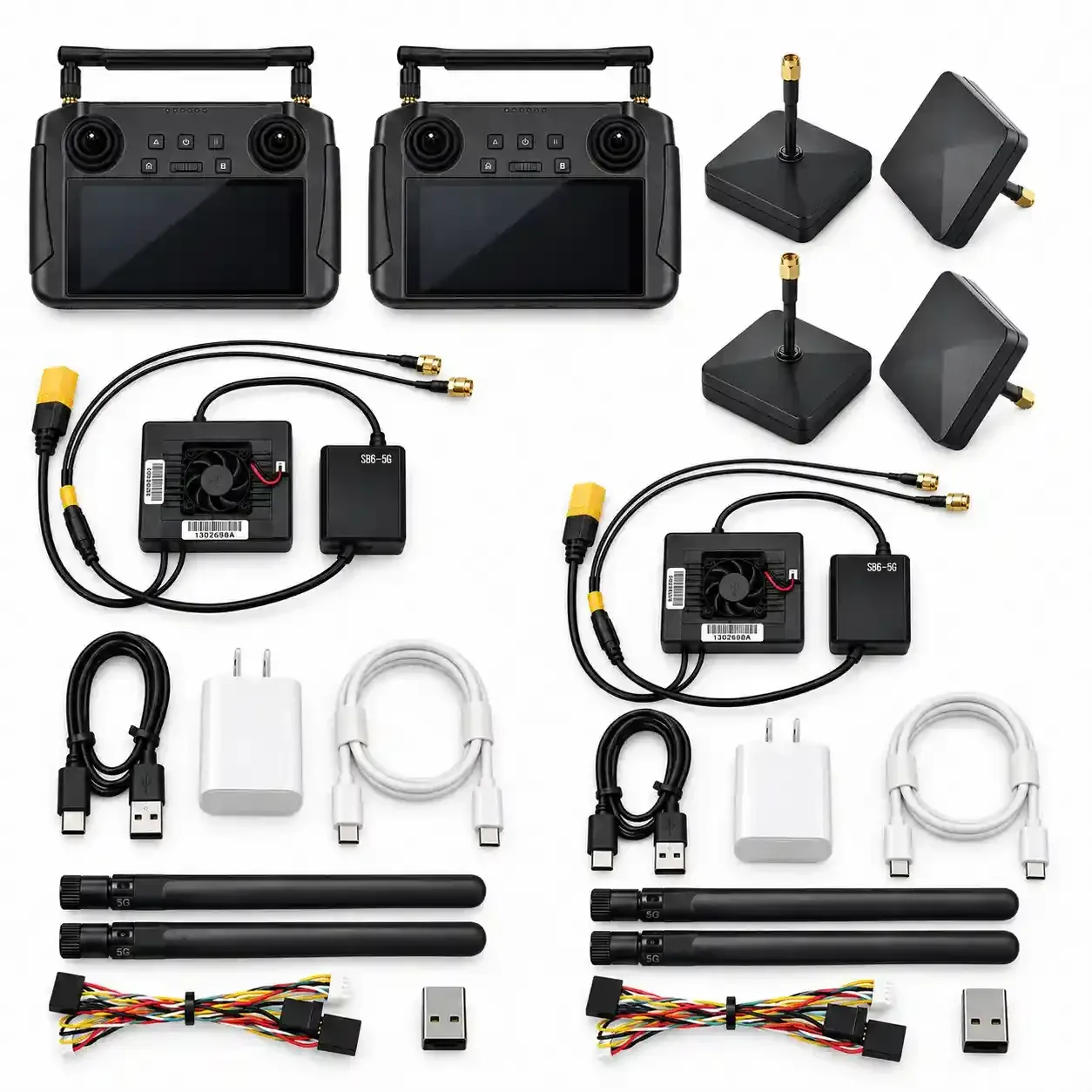 SIYI MK15 Smart Controller Combo (15km, 5.5" 1080p) — Combo: Dual Operator Combo (Master + Slave)
