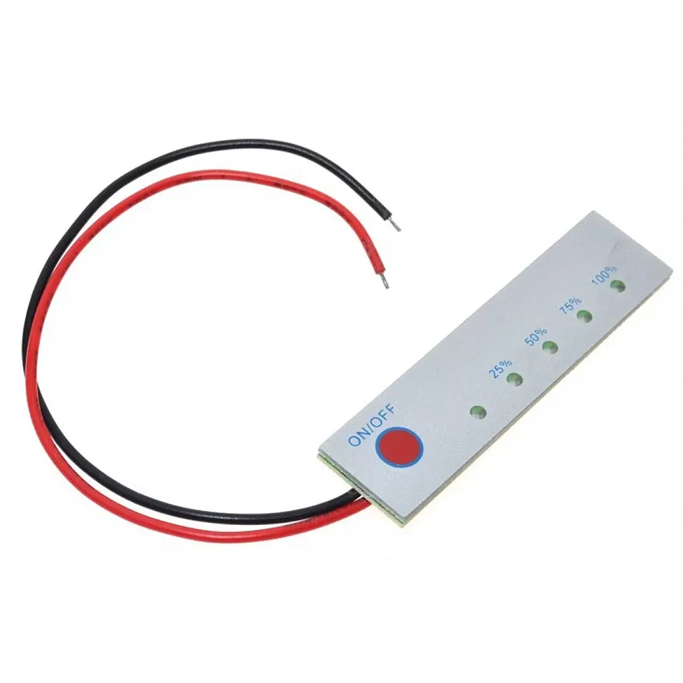 5-Level LiPo Battery Voltage LED Indicator (2S/3S/4S)