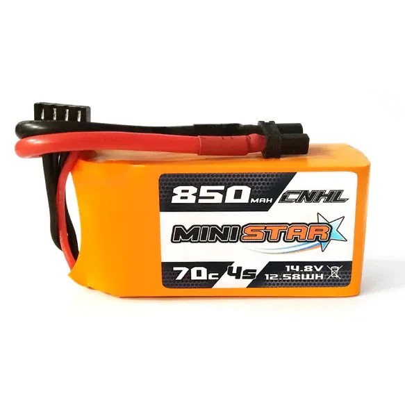 CNHL MiniStar 850mAh 4S 14.8V 70C LiPo Battery
