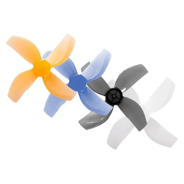Gemfan 35mm 1.4" 4-Blade Durable Propeller – 1mm Shaft (Set of 8 — 4CW+4CCW)