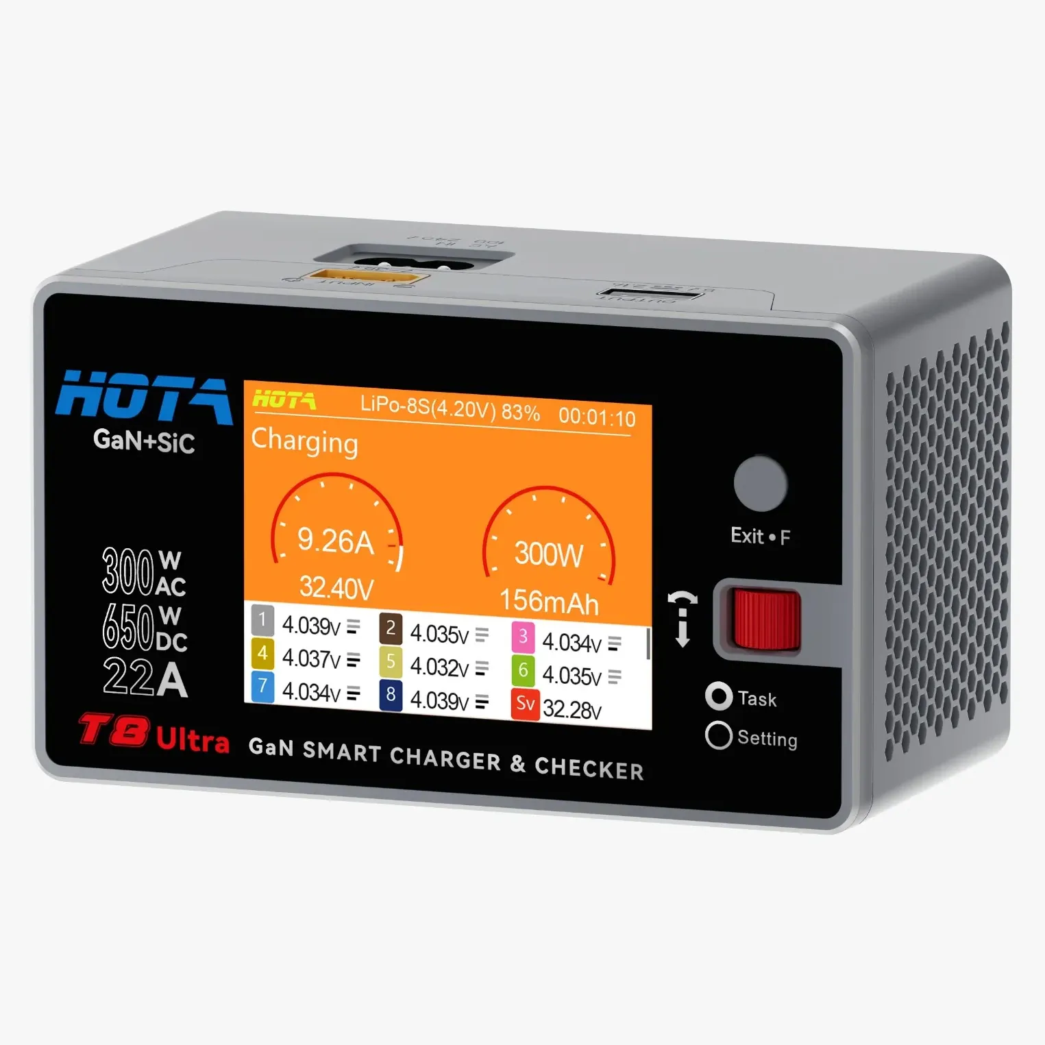 HOTA T8 Ultra GaN Smart Charger 650W