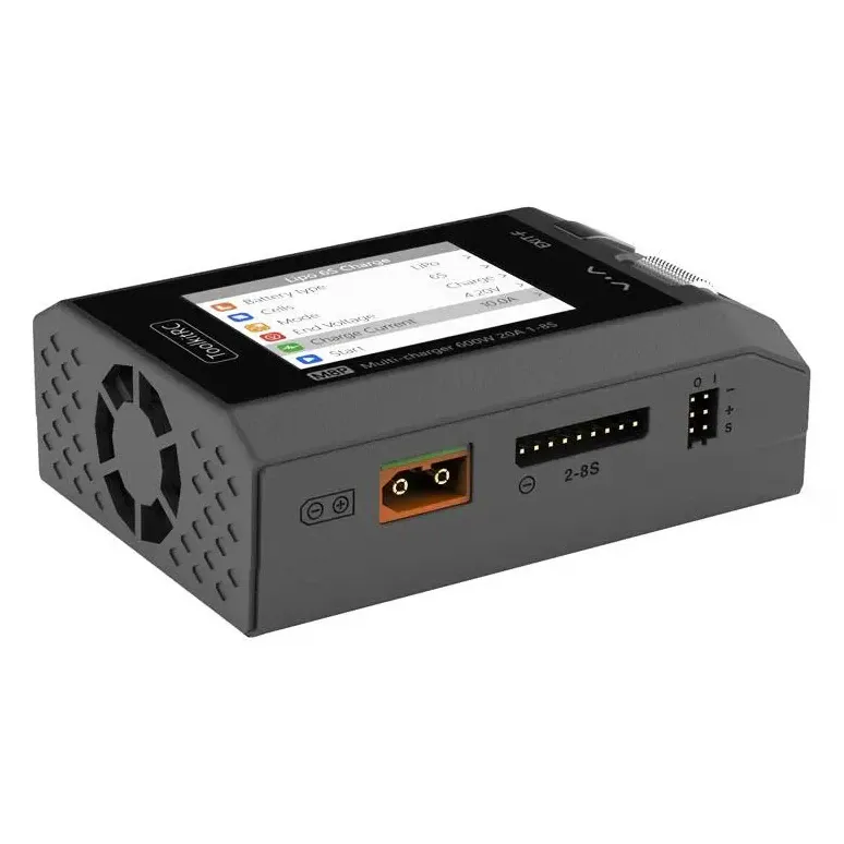 ToolkitRC M8P 600W 20A DC Balance Charger (1-8S, XT60)
