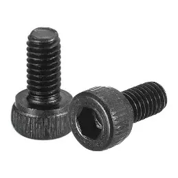 M3 Black 304 Stainless Steel Round Head Hex Socket Screws (Pack of 10)