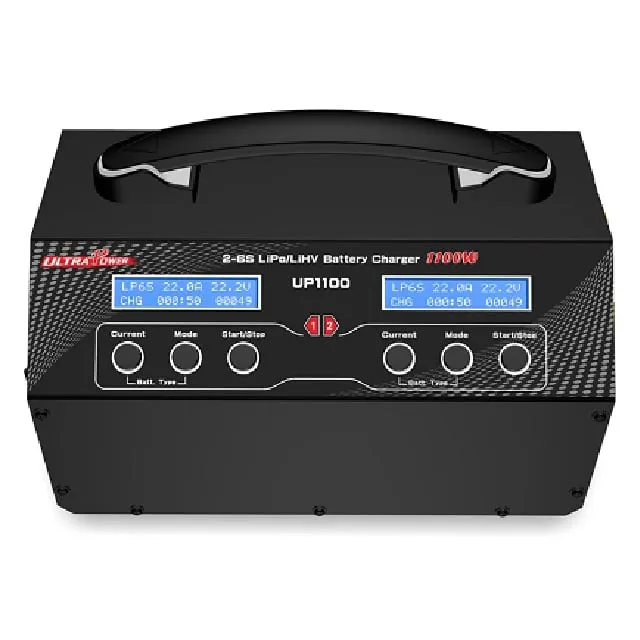 Ultra Power UP1100 1100W 22A Dual-Channel 2-6S AC Charger