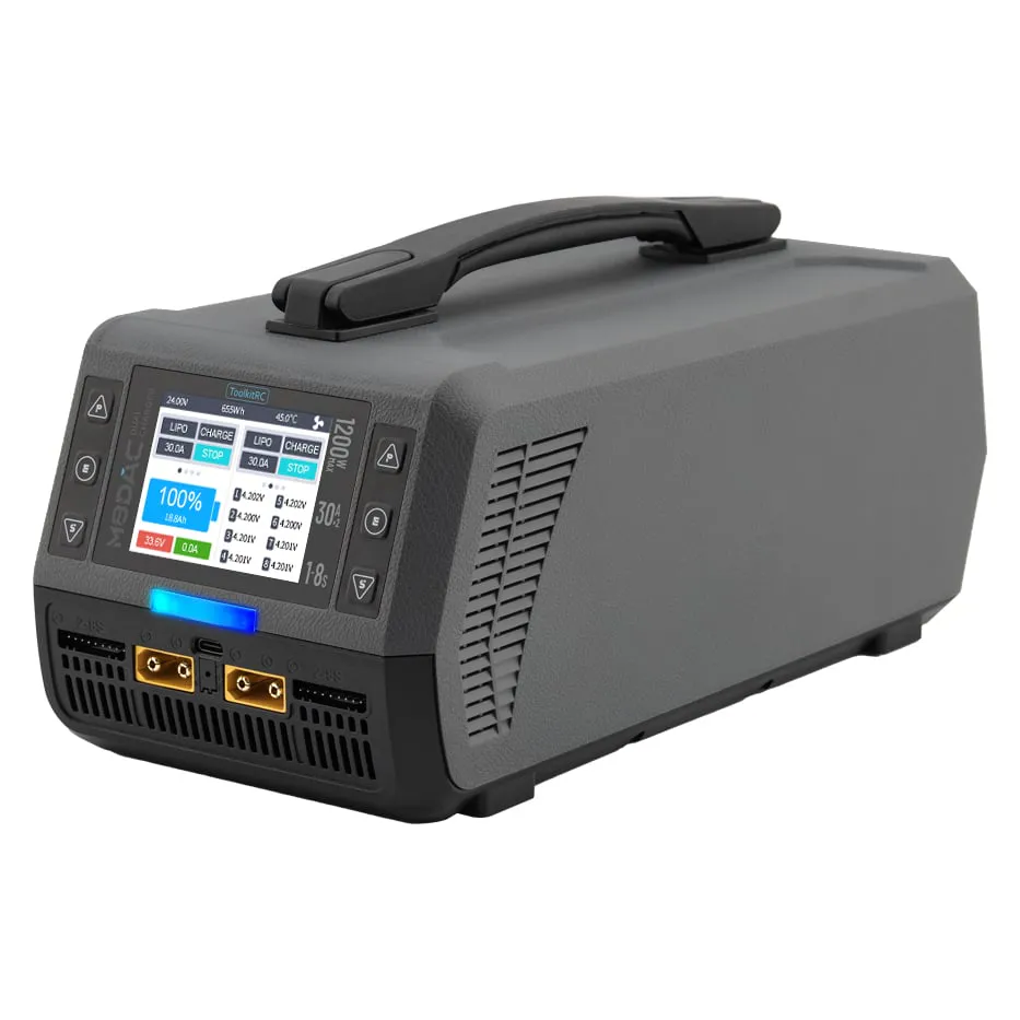 ToolkitRC M8DAC Dual 1200W 50A 1-8S Smart Battery Charger