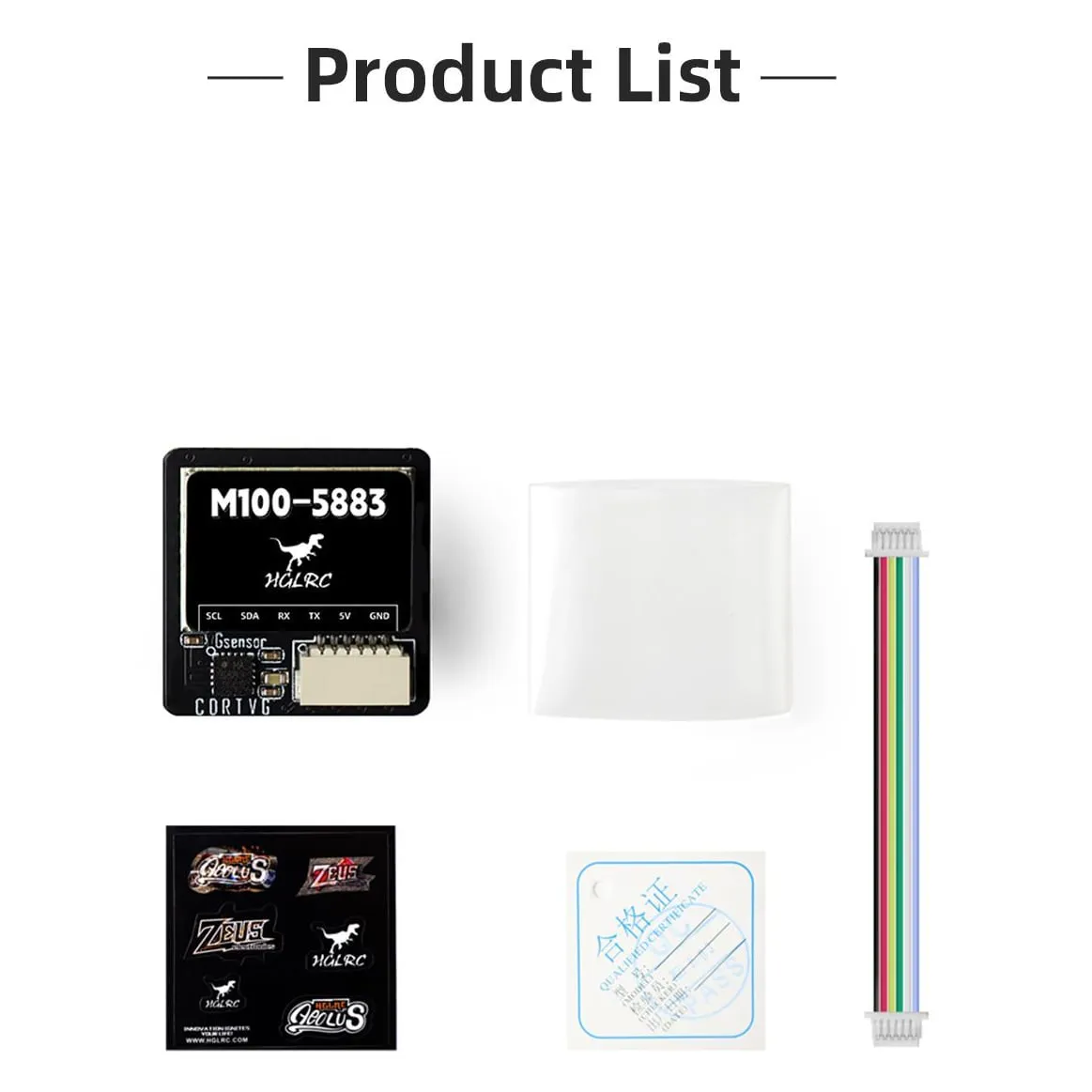 HGLRC M100-5883 GPS Module