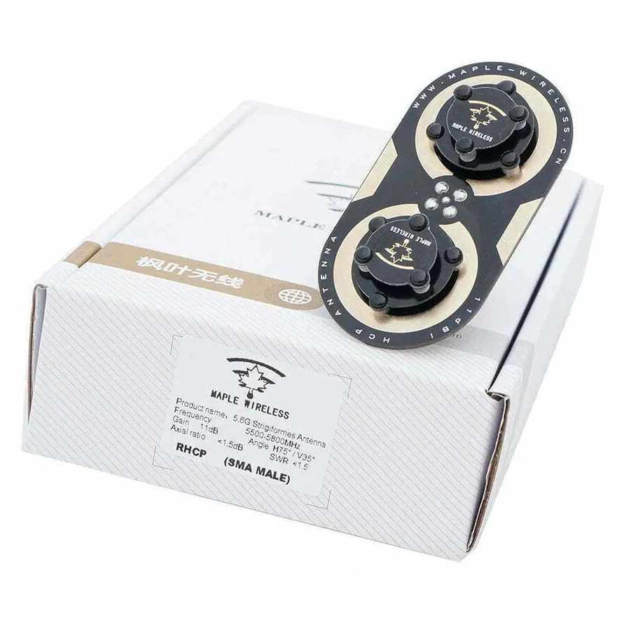 Maple Wireless Strigiformes 11dBi CP Antenna Kit (SMA Male, 14 cm)