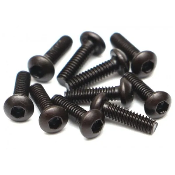 12.9 Grade Screws — Size: M2 / Type: Button Head / Length: 3mm, Size: M2 / Type: Button Head / Length: 4mm, Size: M2 / Type: Button Head / Length: 5mm, Size: M2 / Type: Button Head / Length: 13mm, Size: M2 / Type: Button Head / Length: 14mm, Size: M2 / Type: Button Head / Length: 16mm, Size: M2 / Type: Button Head / Length: 20mm, Size: M2.5 / Type: Button Head / Length: 10mm, Size: M2.5 / Type: Button Head / Length: 7mm, Size: M2.5 / Type: Button Head / Length: 8mm, Size: M3 / Type: Button Head / Length: 30mm, Size: M3 / Type: Button Head / Length: 11mm, Size: M3 / Type: Button Head / Length: 8mm, Size: M3 / Type: Button Head / Length: 10mm, Size: M3 / Type: Button Head / Length: 12mm, Size: M3 / Type: Button Head / Length: 18mm, Size: M3 / Type: Button Head / Length: 20mm, Size: M3 / Type: Button Head / Length: 22mm, Size: M3 / Type: Button Head / Length: 25mm, Size: M3 / Type: Button Head / Length: 28mm