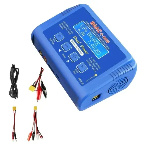 B6AC+ Dual Power 80W 1-6S LiPo Balance Charger