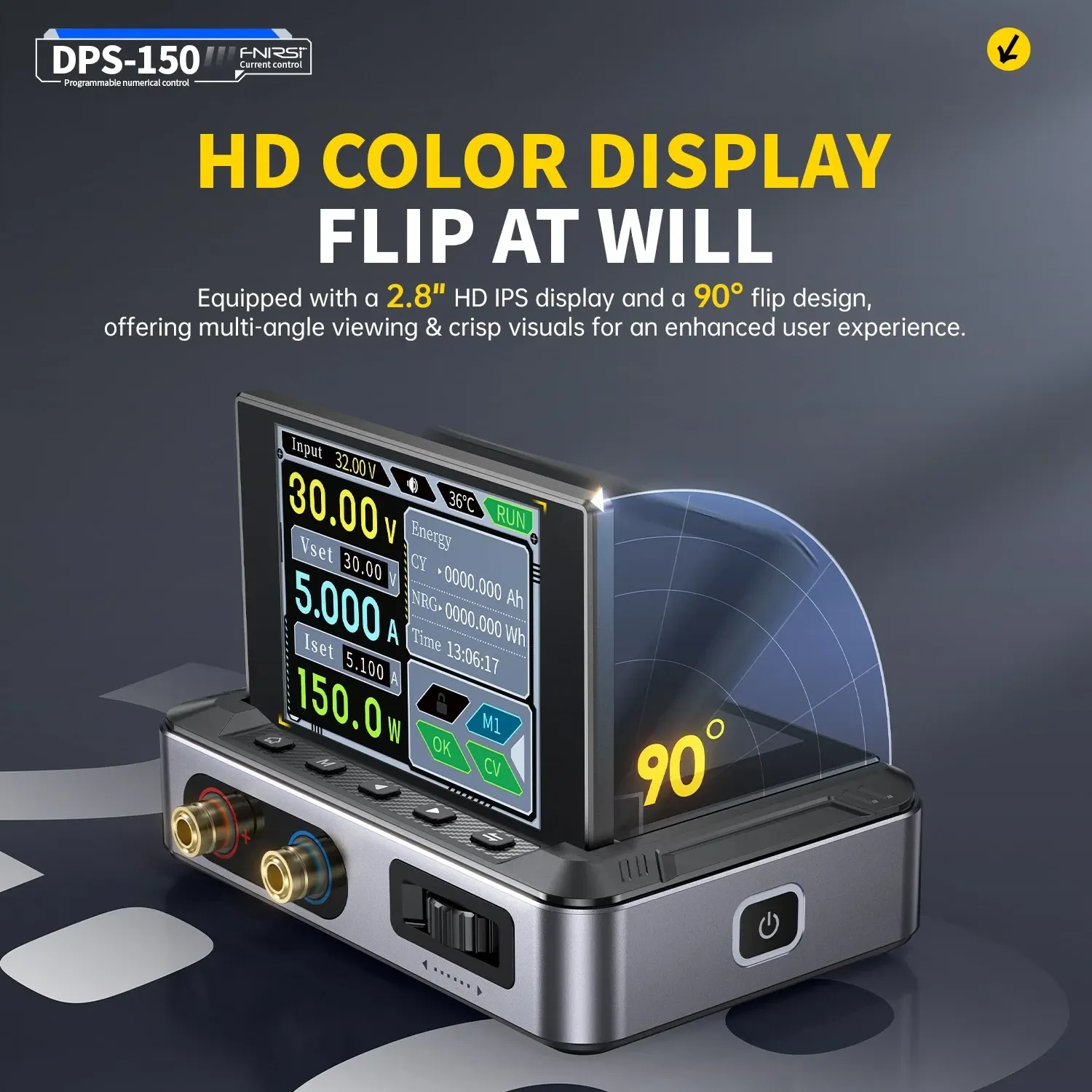 FNIRSI DPS-150 Mini Adjustable DC Power Supply