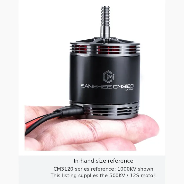 MAD CM3120 Banshee 500KV 12S FPV Drone Motor