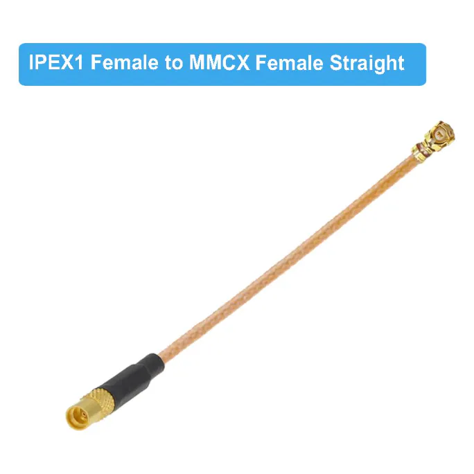 IPEX1 to MMCX Female Connector Cable RG178 (100mm)