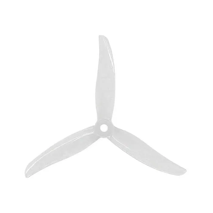 Gemfan SBANG 4934 3-Blade Propeller (Set of 4) (2 CW + 2 CCW) — Color: White / Direction: CCW, Color: White / Direction: CW