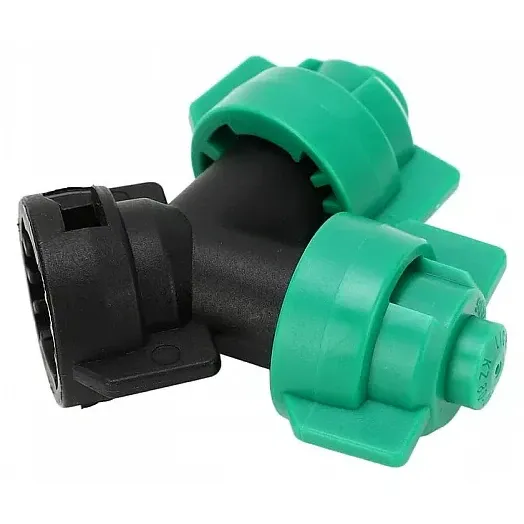 Air Atomising Y-Shape Spray Nozzle for Agri Drones, 8mm Pipe