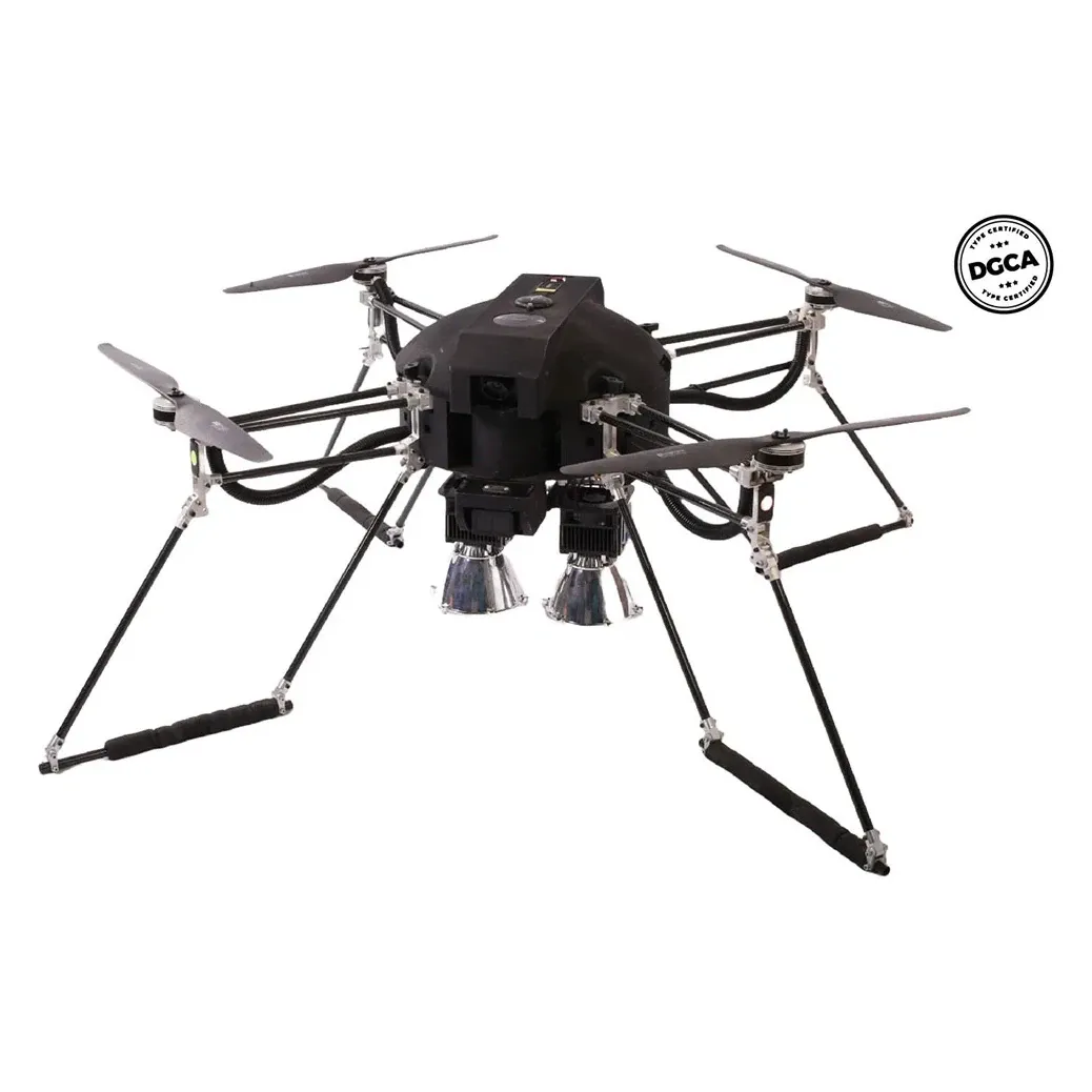 AXL F400 DGCA Certified Industrial BVLOS Drone, 11.5kg MTOW, 10km Range