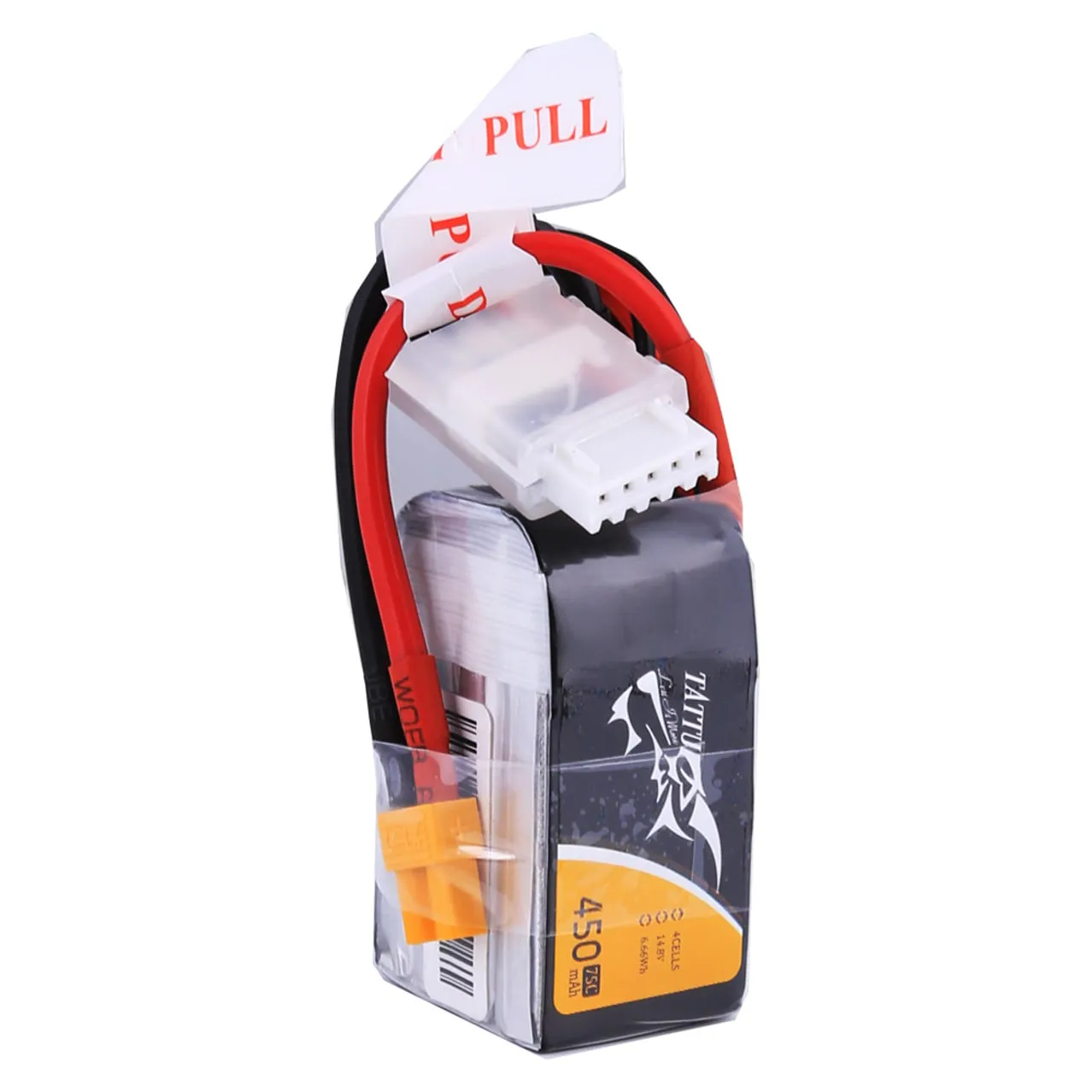Tattu 450mAh 4S 75C 14.8V LiPo Battery (XT30)