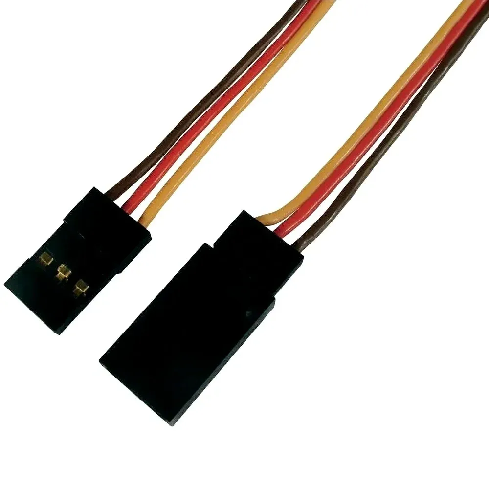 SafeConnect Flat 26AWG JR Servo Extension Lead (10-60cm)