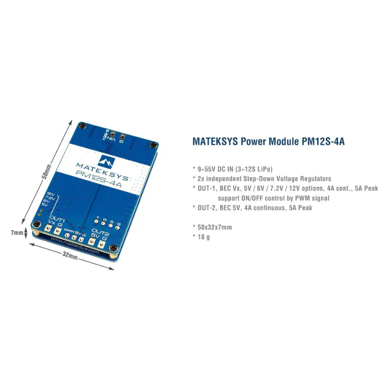 MATEKSYS PM12S-4A Power Module