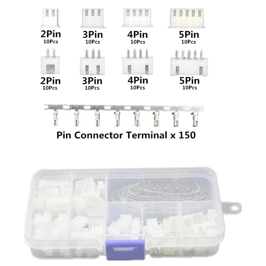 Balance Lead Connector XH2.54 2p 3p 4p 5 Pin 2.54mm Pitch Terminal Kit