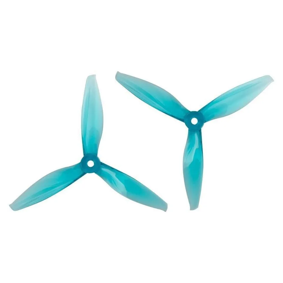Gemfan Flash 5144 Propeller (Set of 4 — 2CW+2CCW) — Color: Clear Blue