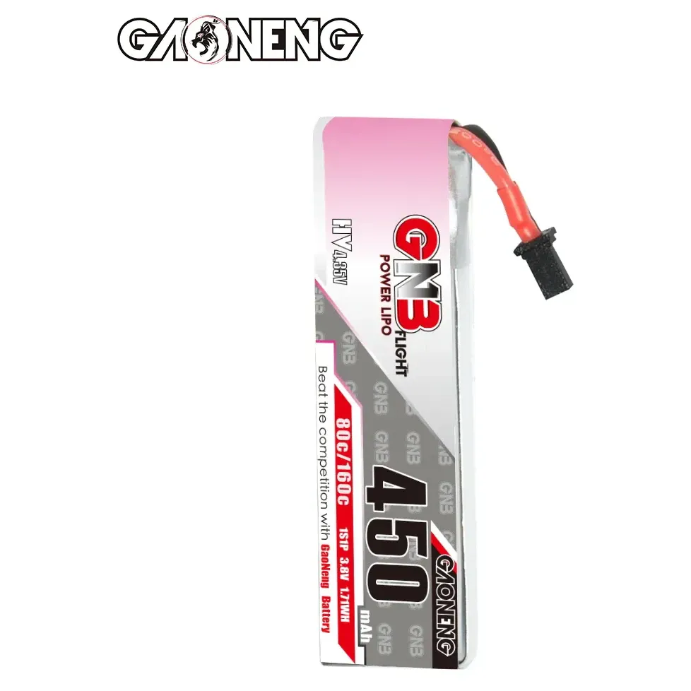 GAONENG GNB LiHV 450mAh 1S 3.8V 80C A30 Battery