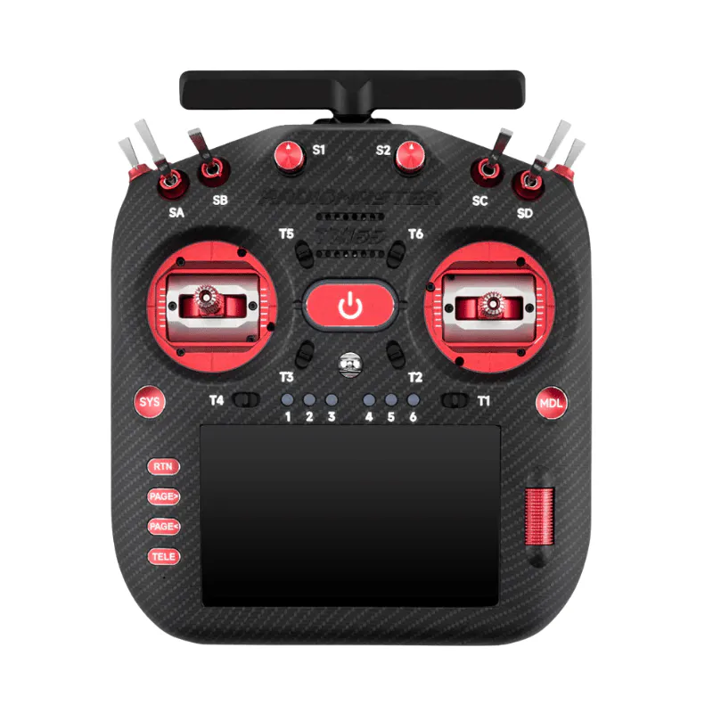 RadioMaster TX16S MK3 Max Radio Controller (ELRS Dual-Band) — Color: Red Gimbals
