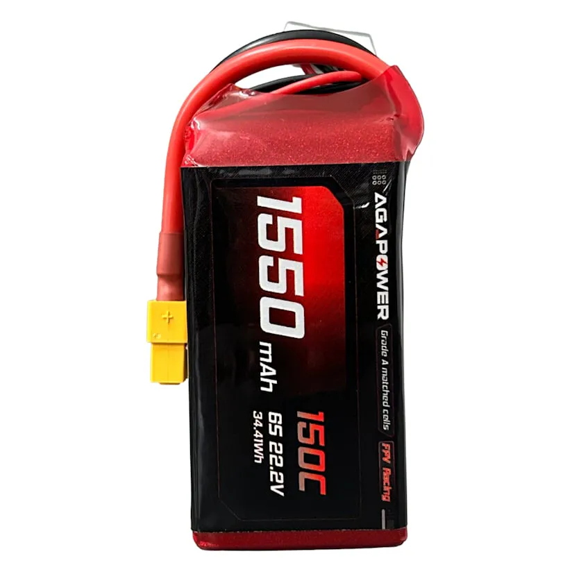 AGAPOWER 1550mAh 6S 150C LiPo Battery (22.2V)