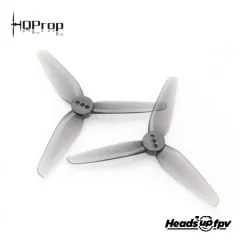 HQProp HeadsUp Tiny 3-Inch Propeller — Polycarbonate 2mm — Color: Grey