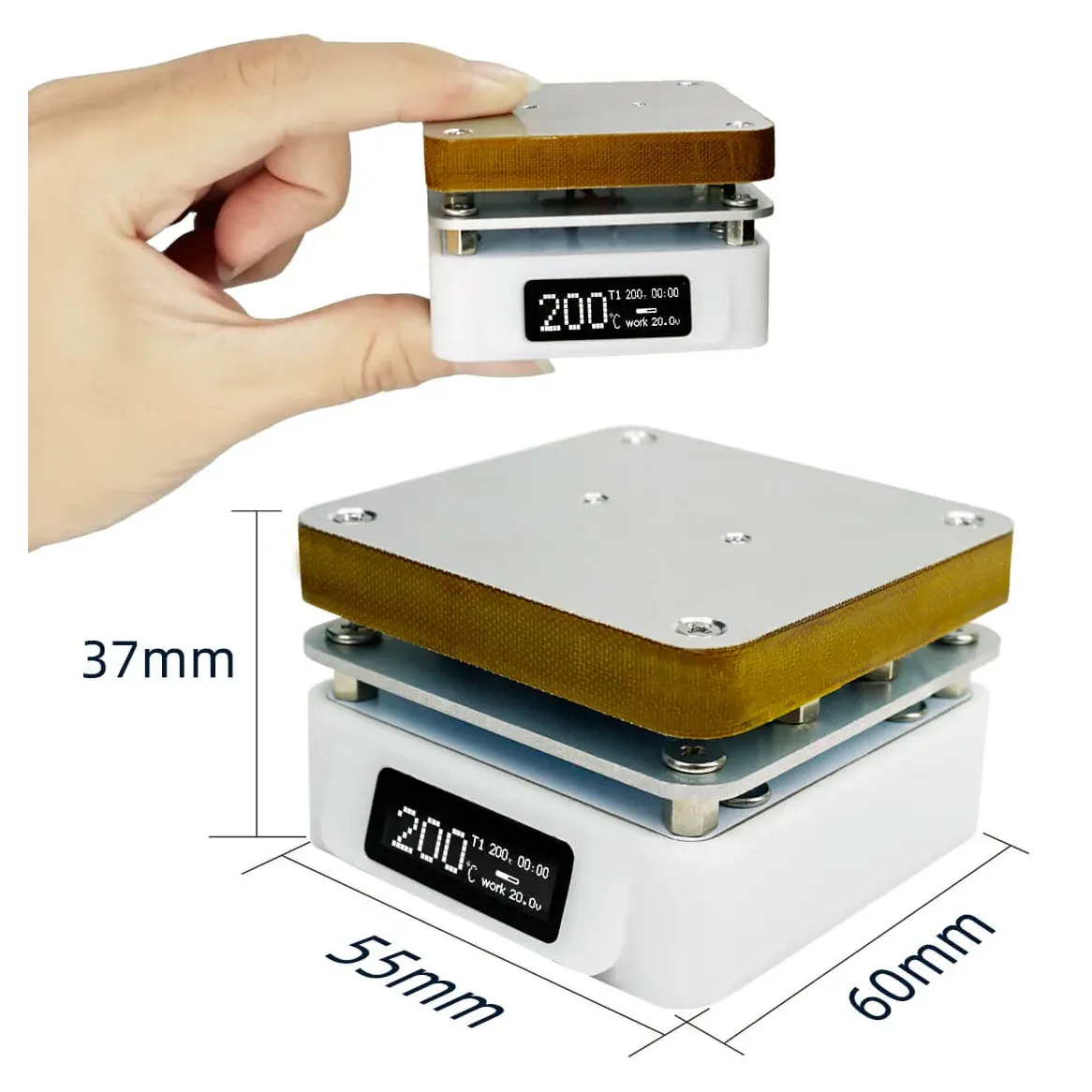SEQURE T55 Smart Mini Adjustable Soldering Hot Plate