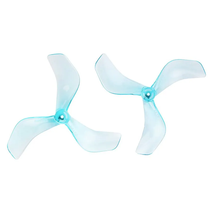 Gemfan 2216 3-Blade Propeller (1.5mm Shaft) — Color: Clear Blue
