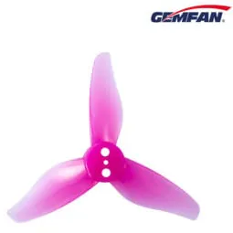 Gemfan Hurricane 2023 Durable Propeller (Set of 8 — 4CW+4CCW) — Color: Pink / Shaft: 1.5mm, Color: Pink / Shaft: 1mm