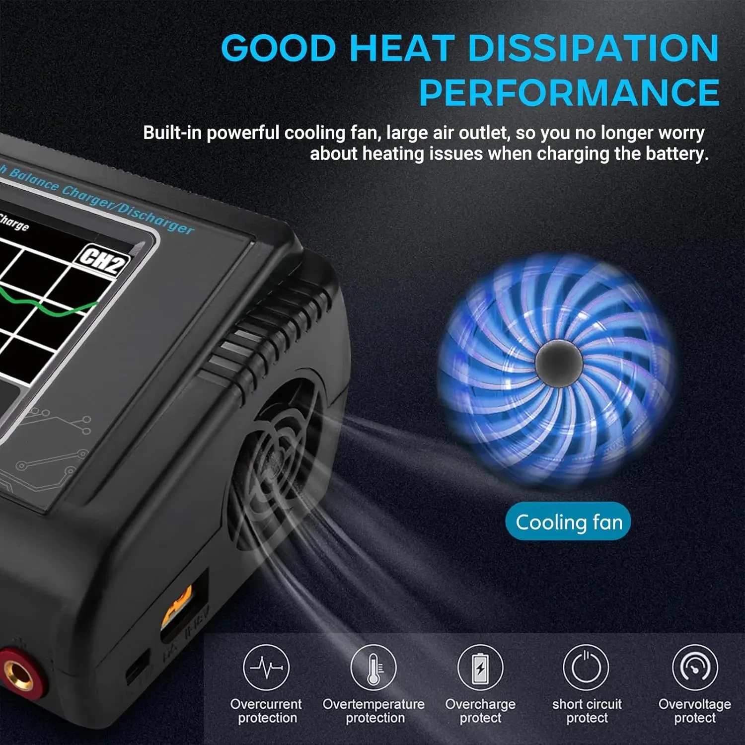 HTRC T240 Duo AC/DC Balance Charger (150W/240W, 10A)
