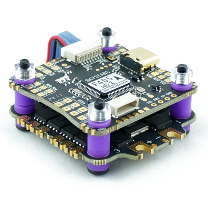Skystars F4 HD2 + KO55 3–6S BLHeli_S 4-in-1 ESC 30×30 Stack