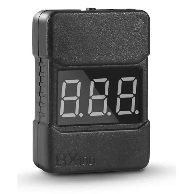 BX100 1-8S LiPo Battery Voltage Tester and Low Voltage Buzzer