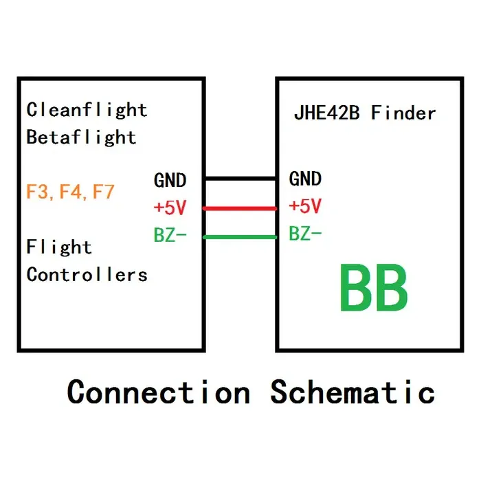 JHEMCU JHE42B Self-Powered Drone Finder Buzzer, 110dB