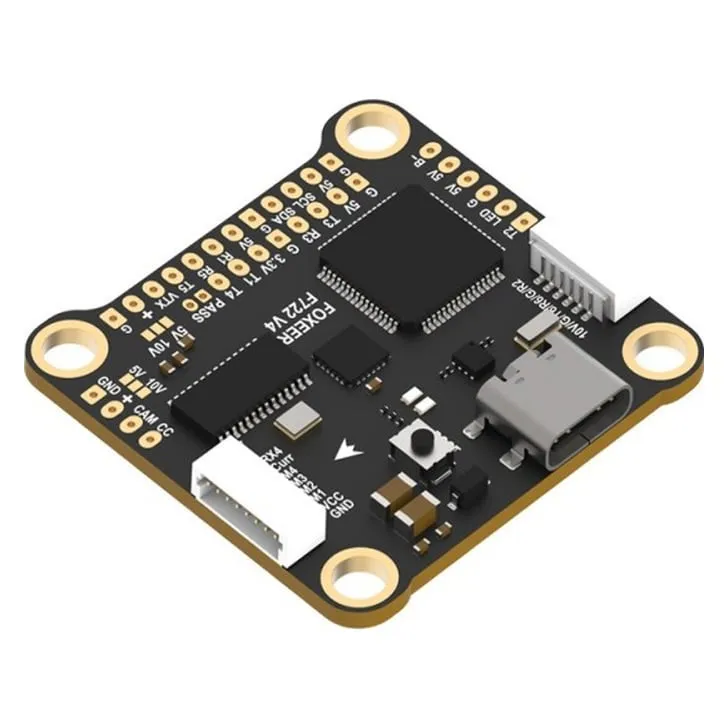 Foxeer F722 V4 30x30 Flight Controller (MPU6000, 8S Dual BEC, Barometer, X8)