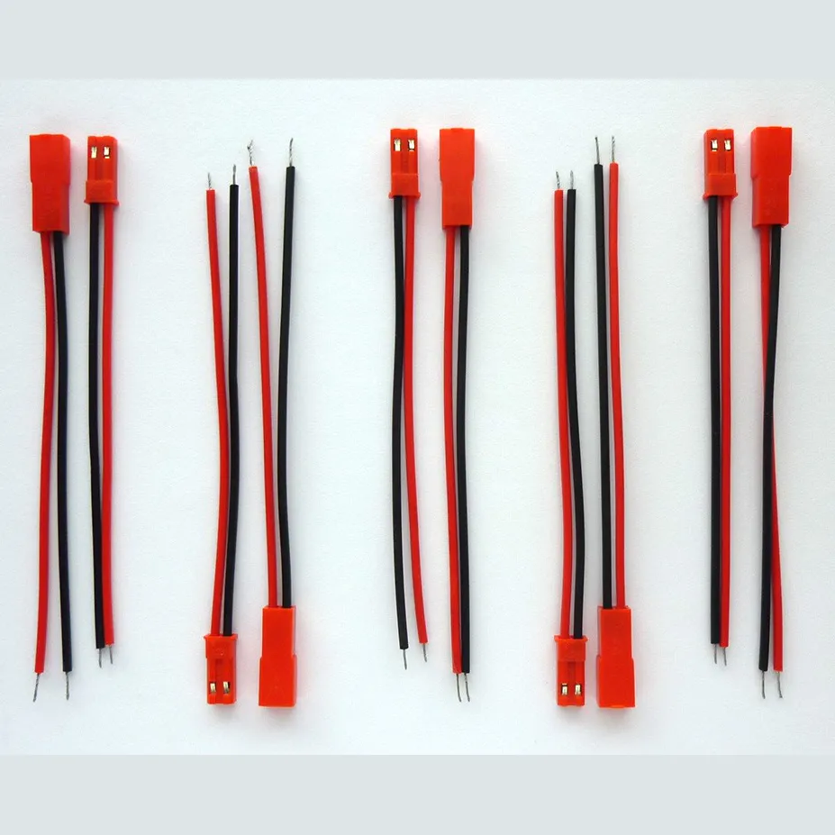 JST-RCY 2-Pin Connector with Wire Lead (5 Pcs)