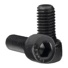 M3 Black 304 Stainless Steel Round Head Hex Socket Screws (Pack of 10)