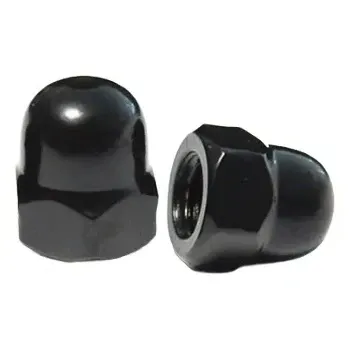 M3 Black 304 Stainless Steel Cap Nut (Pack of 10)
