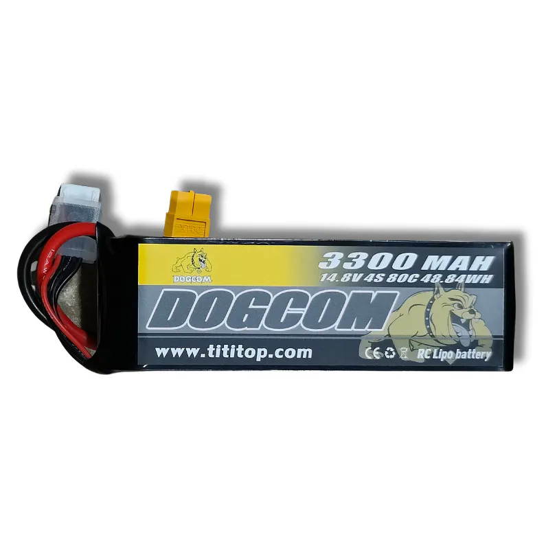 DOGCOM 4S 3300mAh 80C Battery