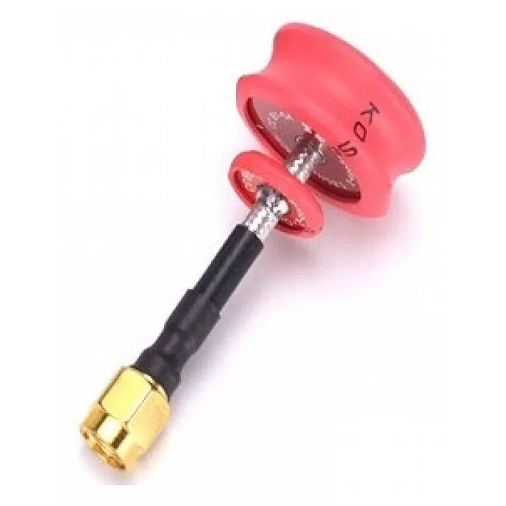 Pagoda 5.8G Omni FPV Antenna (SMA / RP-SMA) — Color: Red, Length: Short, Connector: RP-SMA