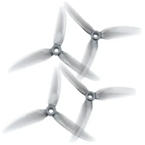 HQProp Freestyle DP5x4.3x3 V2S 5-Inch Propellers (2CW+2CCW) — Color: Grey