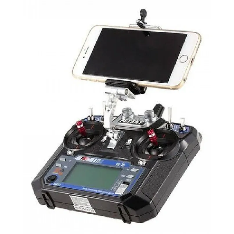 Metal Phone Holder for FlySky FS-i6 Transmitter (Black)