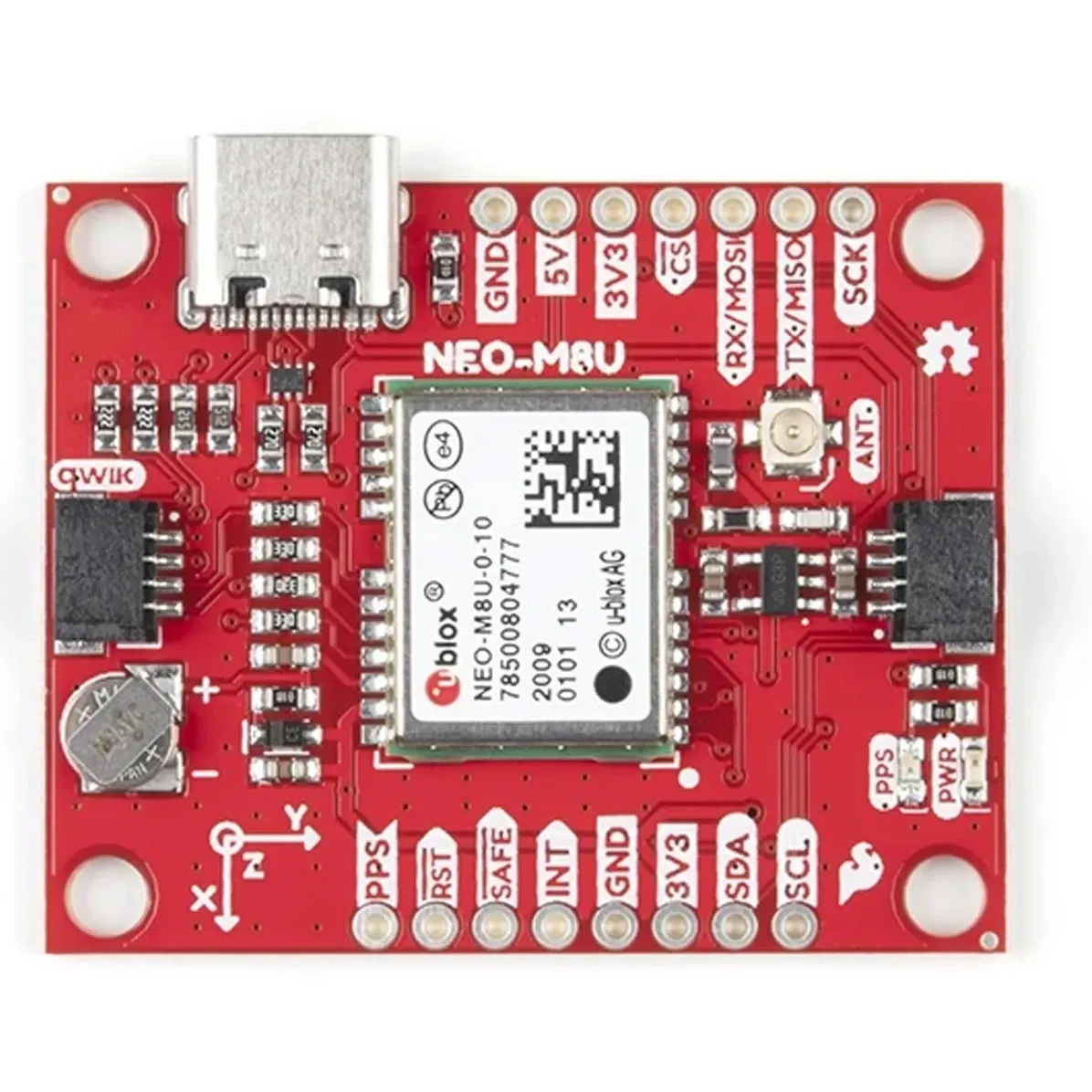 SparkFun GPS-16329 NEO-M8U GPS Dead Reckoning Breakout (Qwiic)