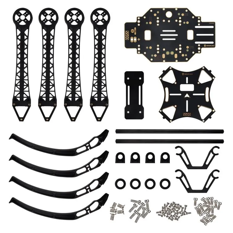 S500 Quadcopter PCB Frame with Landing Gear