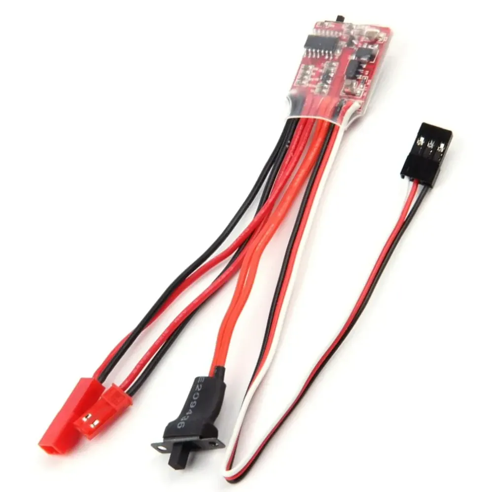 20A Brushed ESC with Switchable Brake for 2S LiPo