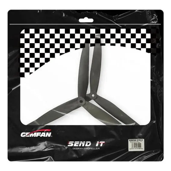 Gemfan 1270 Cinelifter Glass Fiber Nylon 3-Blade Propeller