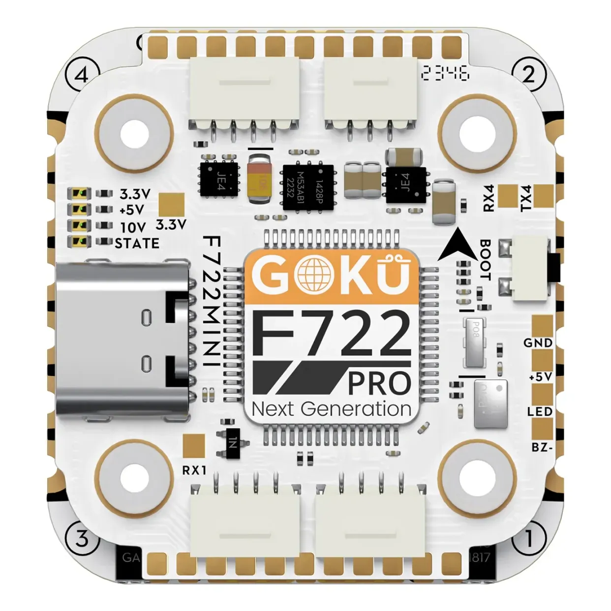 Flywoo GOKU F722 Pro Mini V2 45A 32Bit Stack
